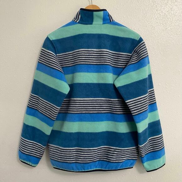 Patagonia 2017 Fitz Striped Synchilla Snap T Pullover Women’s Size Small Outdoor - Picture 2 of 9